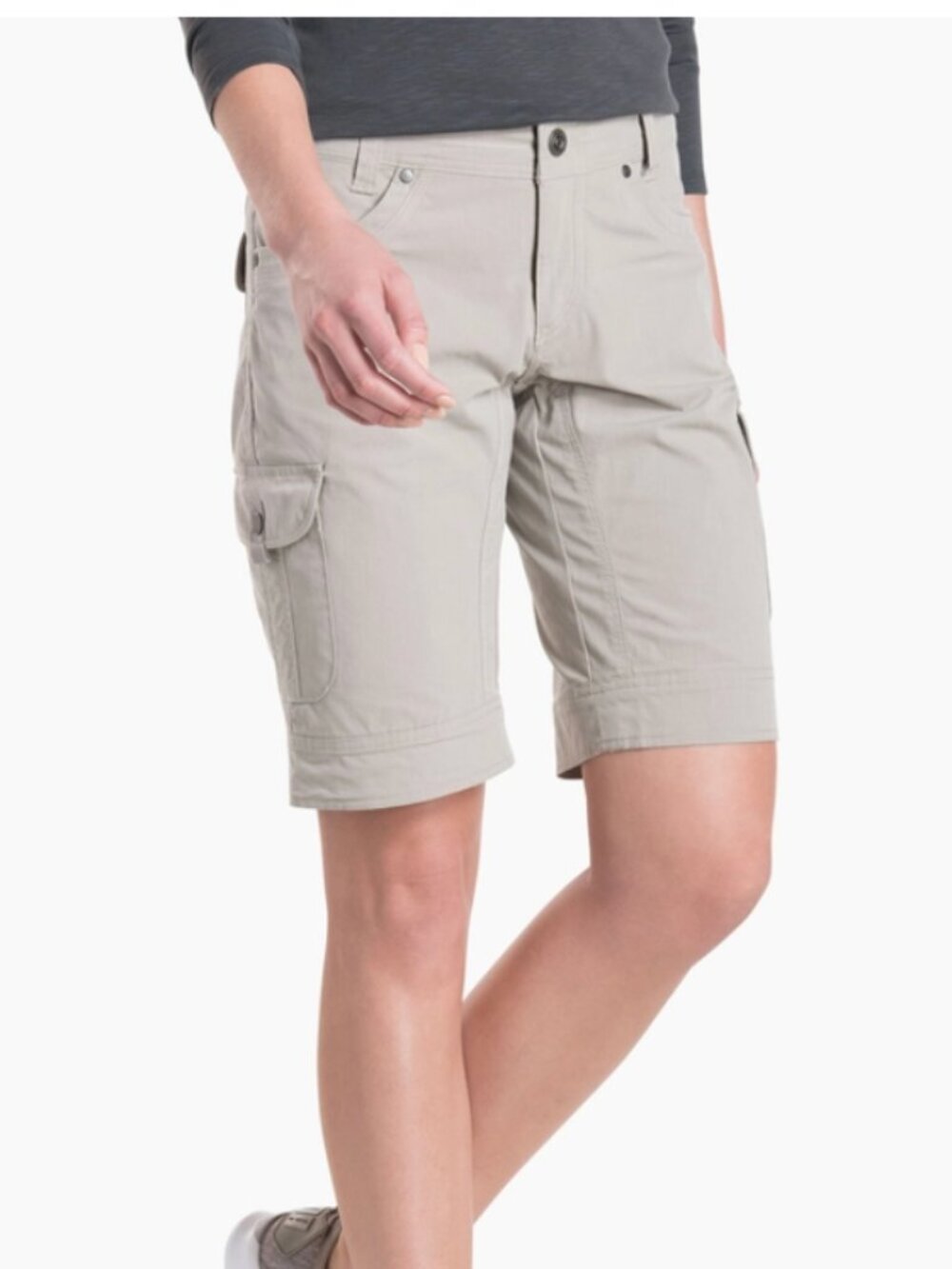 KÜHL Splash 11" Cargo Shorts Khaki Tan Hiking Outdoor Women's Size 6